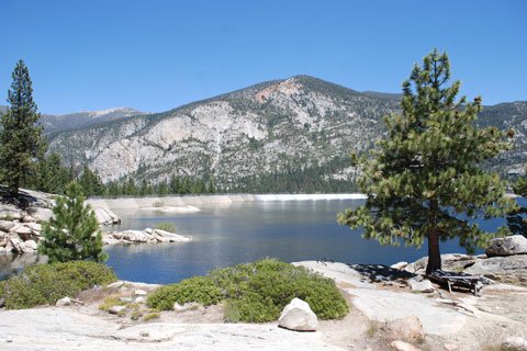 Florence Lake dam, California