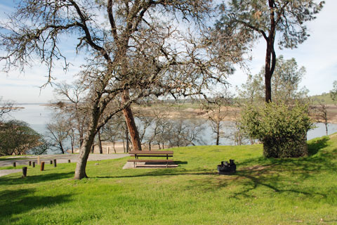 Lake Camanche campground, CA