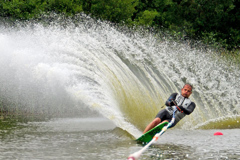 Water skier, California