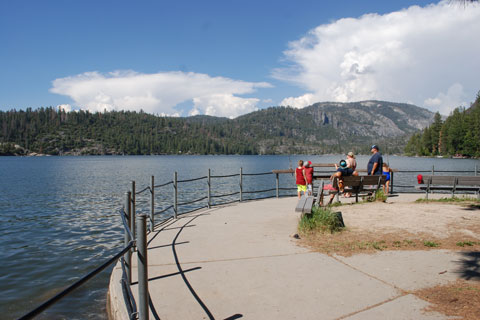 Fishing dock, Pinecrest Lake, Tuolumne County, California